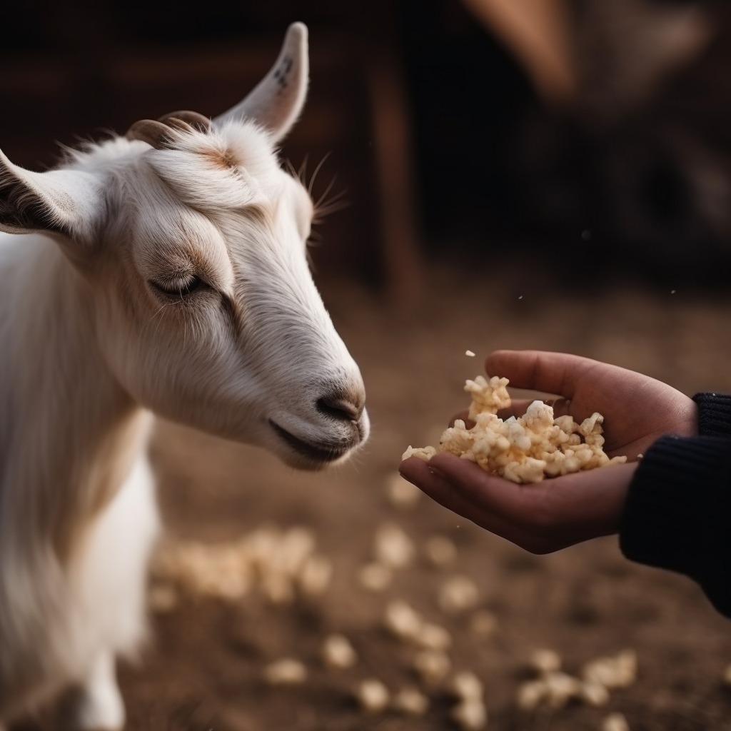 can goats eat popcorn?
